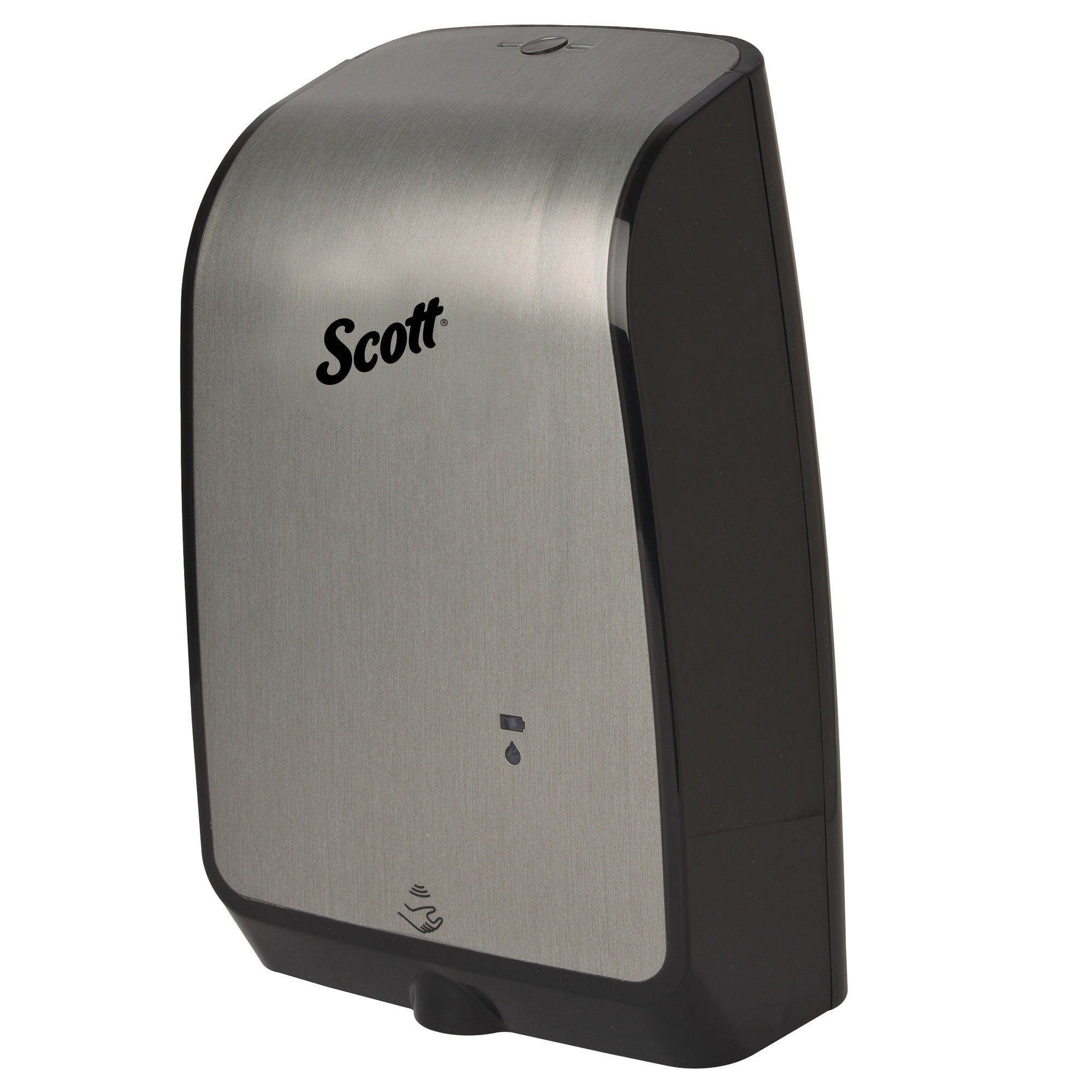 Scott&reg; 32508 MOD* Cassette Electronic Touchless Skin Care Dispenser, Faux Stainless, 1200 mL Capacity, 11.69 in OAL, Plastic