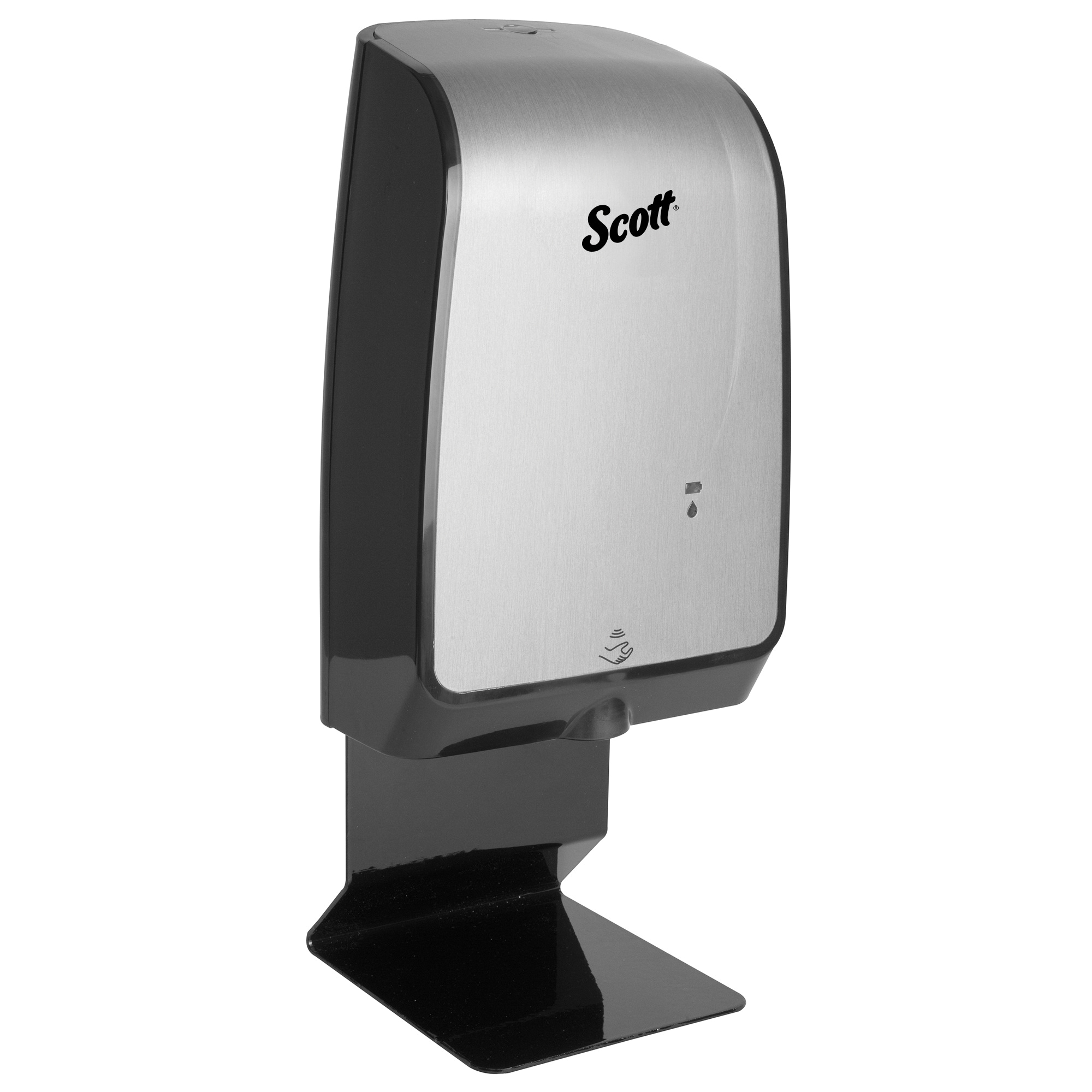 Scott&reg; 32508 MOD* Cassette Electronic Touchless Skin Care Dispenser, Faux Stainless, 1200 mL Capacity, 11.69 in OAL, Plastic