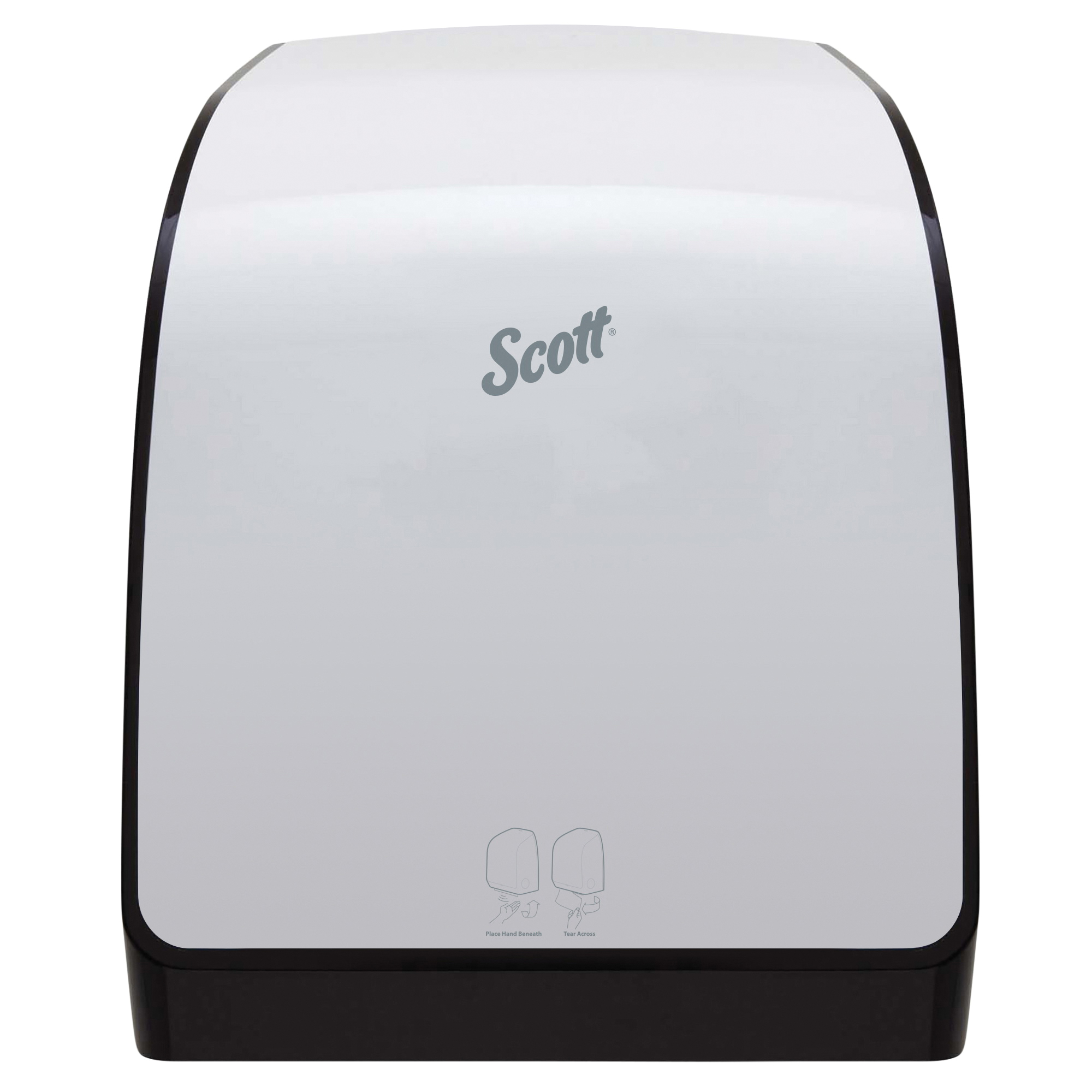 Scott&reg; 34349 MOD* E Electronic Hard Roll Towel Dispenser, 9.18 in OAL, Wall Mount, Plastic, Domestic