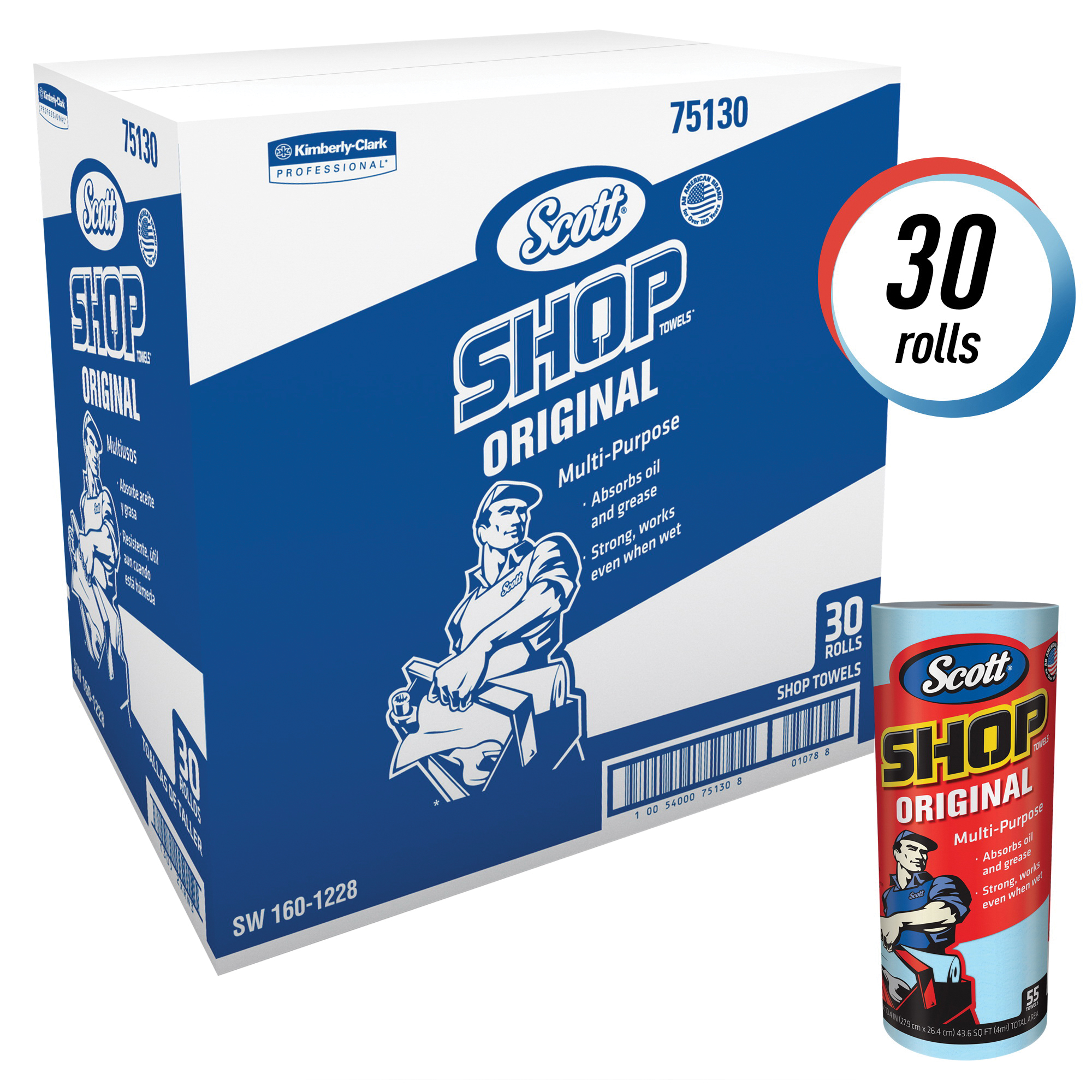 product Kimtech* Kimwipes* 34120 Delicate Task Wiper, 4.4 in W, 280 Wipes Capacity, Tissue, White