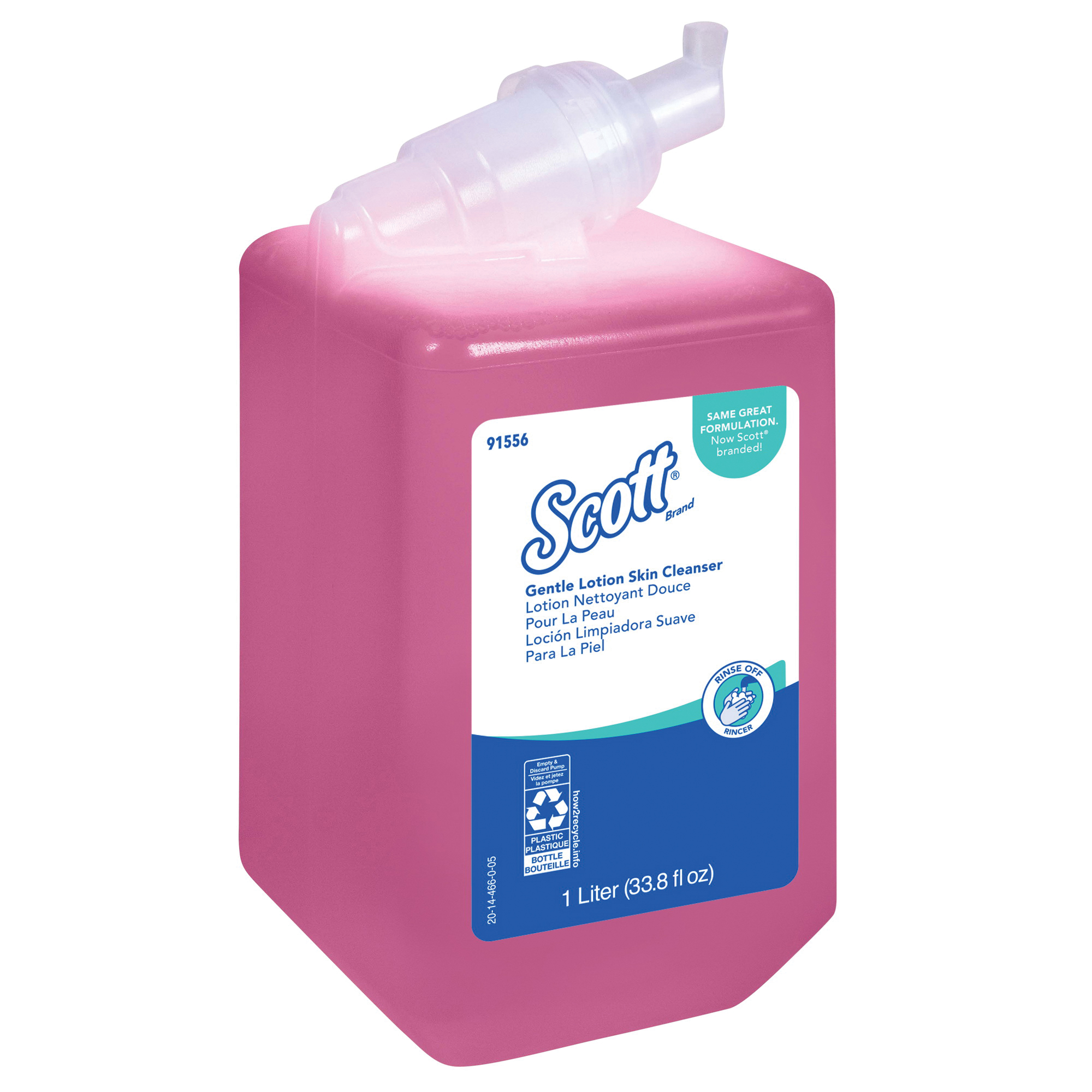 GOJO® 9212-12 Ultra Mild Antimicrobial Lotion Soap, 800 mL Nominal, Dispenser Refill Package, Liquid Form, Floral Odor/Scent, Amber