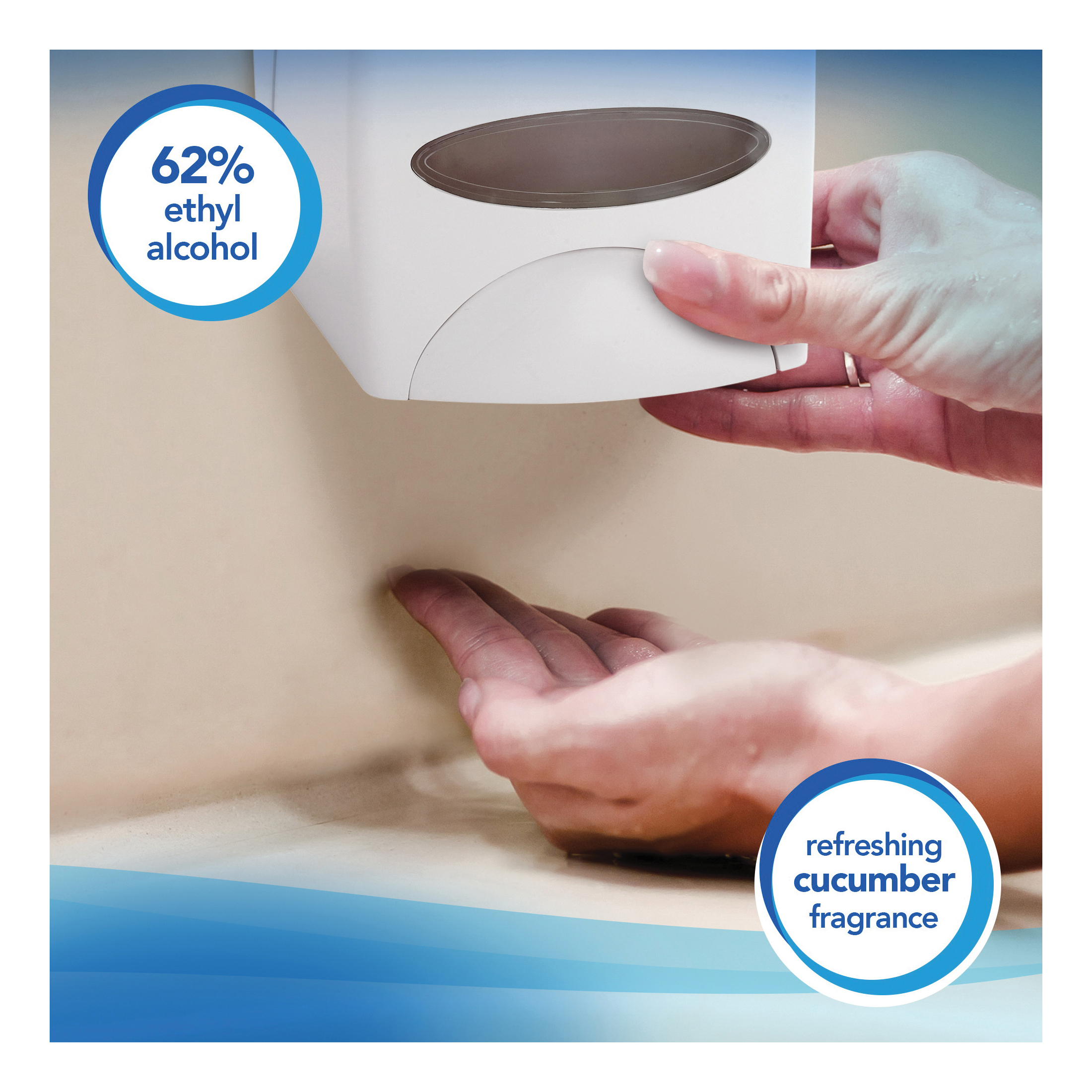 Scott&reg; 91560 Moisturizing Foam Hand Sanitizer, 1 L Nominal, Cassette Package, Gel Form, Pleasant/Fresh Odor/Scent, Clear