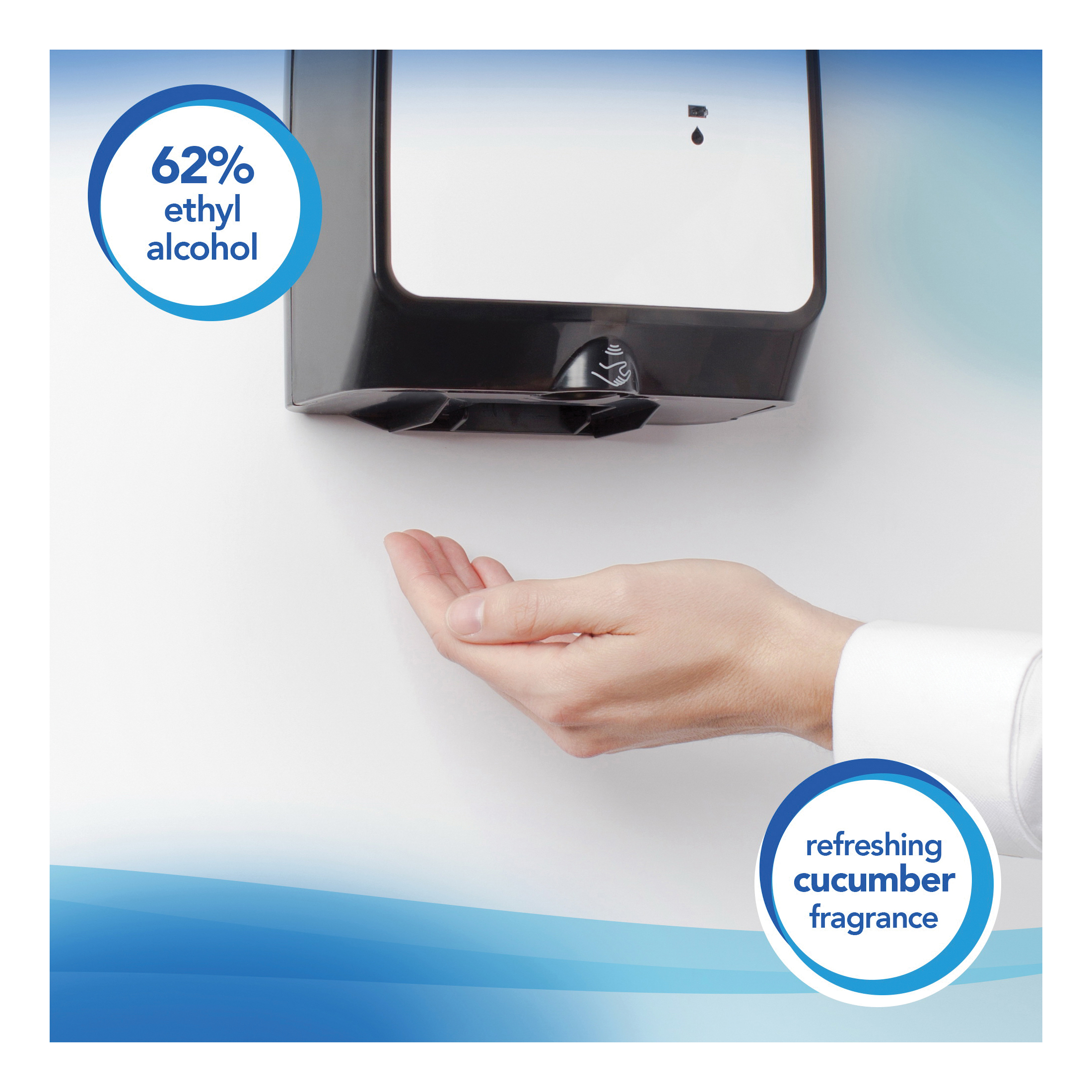 Scott&reg; 91590 Moisturizing Foam Hand Sanitizer, 1.2 L Nominal, E-Cassette Package, Gel Form, Pleasant/Fresh Odor/Scent, Clear