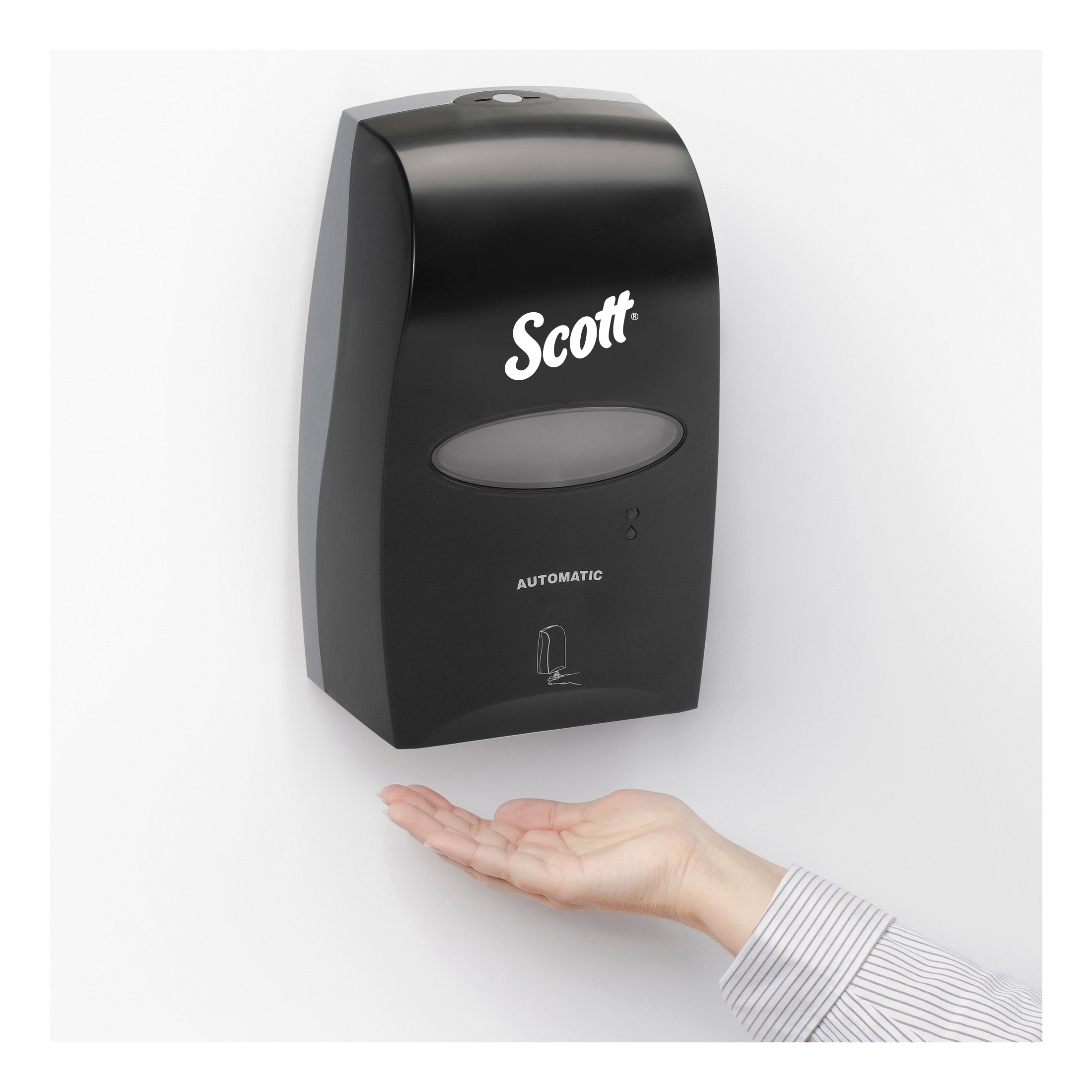 Scott&reg; 92148 Cassette Electronic Soap Dispenser, 1200 mL Capacity, 4 in OAL, ABS