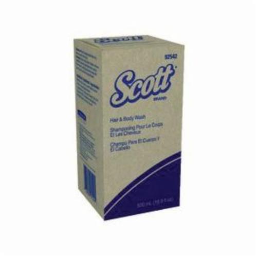 Scott&reg; 91726 Hair and Body Wash, 8 L, Cartridge Package, Gel Form, Citrus Odor/Scent, Yellow