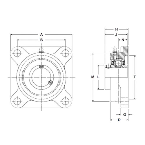 Sealmaster® 708166 MORSF43CPJ