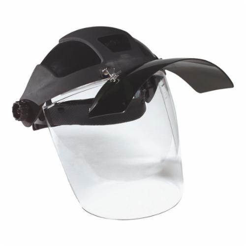3M™ 078371-82782 Head and Face Combination Faceshield, Clear Propionate 5-1/2 in H x 9 in W x 0.06 in THK Visor