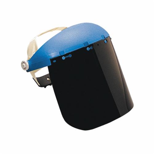 sellstrom® S38140 Dual Crown Face Shield With Ratcheting Headgear, Clear Polycarbonate