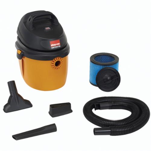 Shop-Vac&reg; 5890210 Portable Wet/Dry Vacuum, 0.333 A, 2.5 gal Tank, 2 hp Power Rating, 120 VAC, Poly Pro Housing