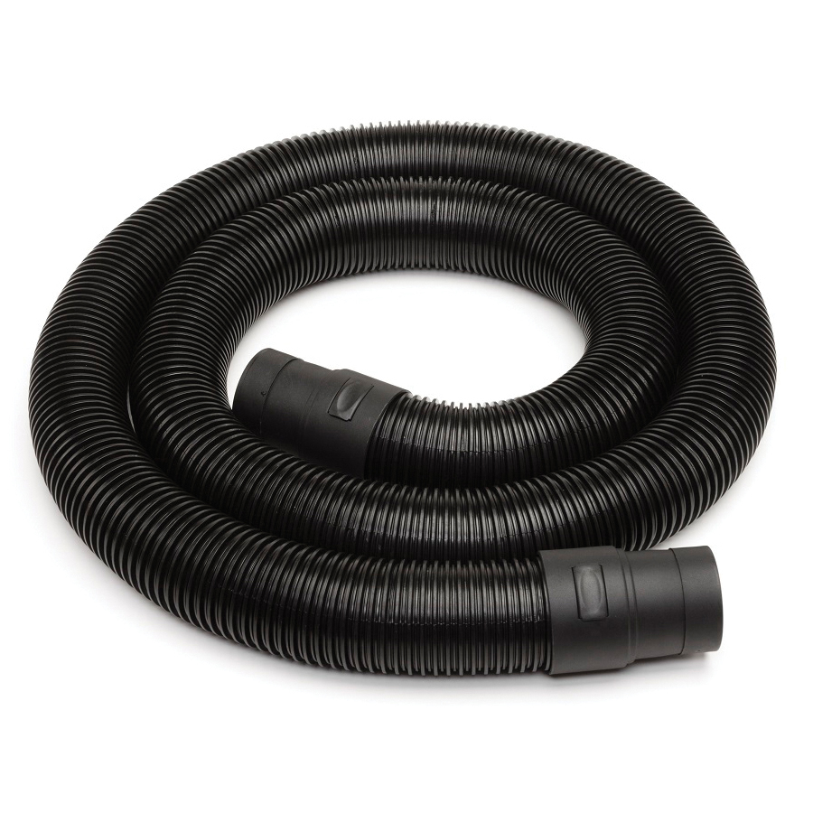 Shop-Vac&reg; 9050300 Vacuum Hose, 2-1/2 in Dia x 8 ft L Hose, Black, For Use With Vacuums with 2-1/2 in Dia Standard Friction or Locking Inlets