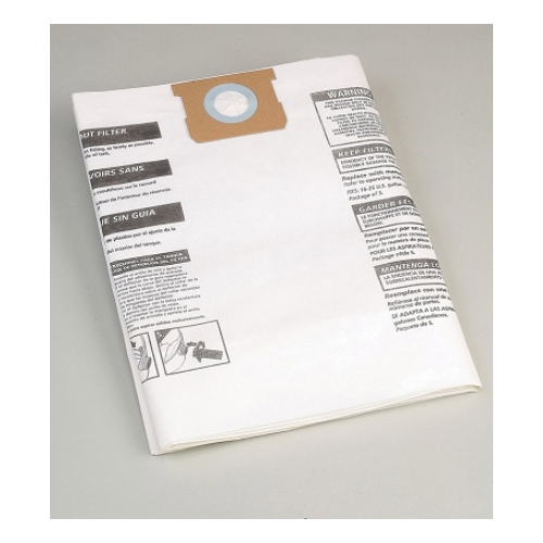 Shop-Vac&reg; 9066300 Type G Disposable Collection Bag, 15 to 22 gal, For Use With Shop-Vac&reg; 15 to 22 gal Size Tanks with Side Inlets Only