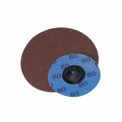 Shur-Kut® 11448 Stick-On Coated Abrasive Disc, 5 in Dia Disc, 80 Grit, Aluminum Oxide Abrasive, Cloth Backing