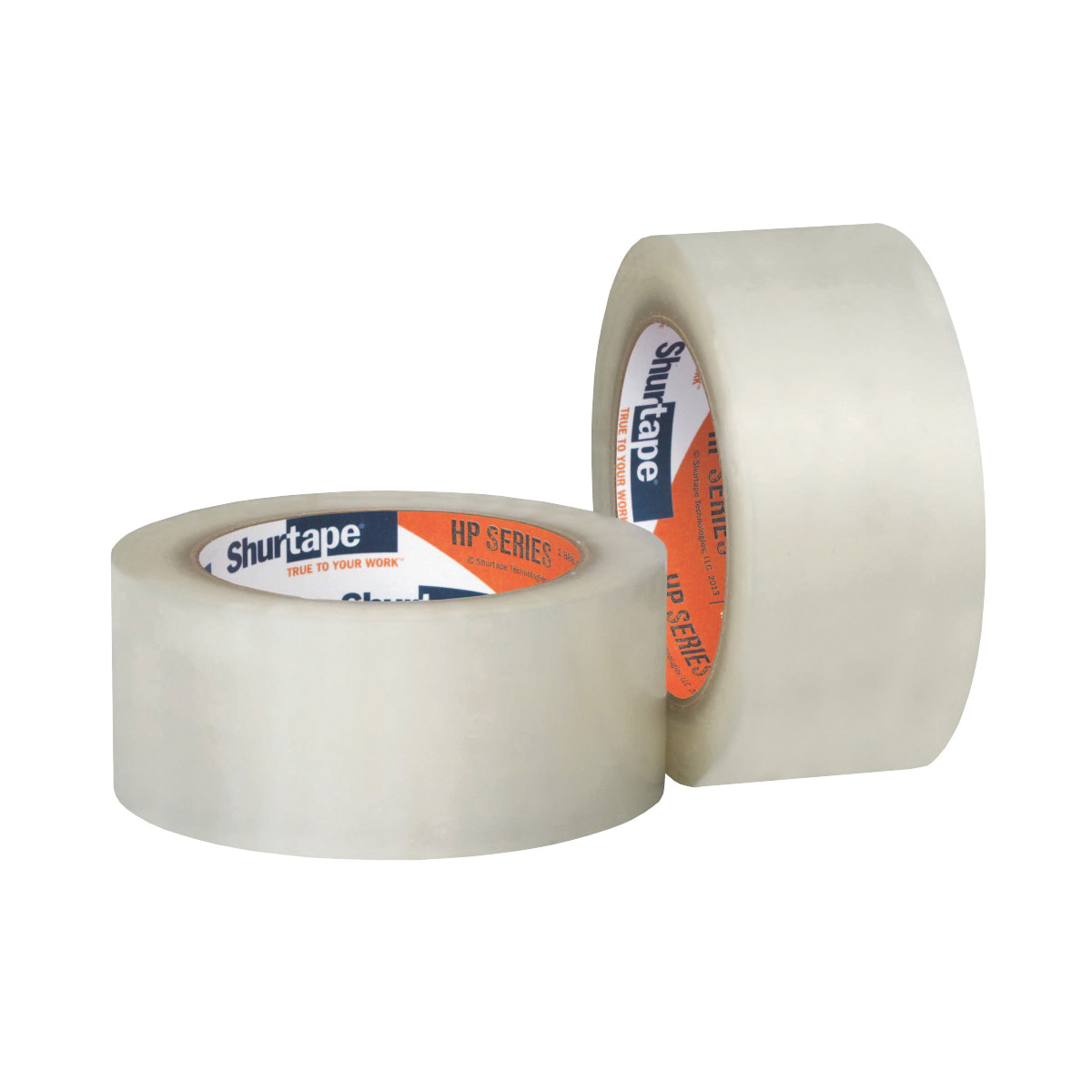 Shurtape&reg; 100053 HP 232&reg; Medium Duty Production-Grade Hot Melt Packaging Tape, 914 m L x 72 mm W, 1.9 mil THK, Hot Melt Synthetic Rubber Resin Adhesive, Biaxially Oriented Polypropylene Cast Film Backing, Clear