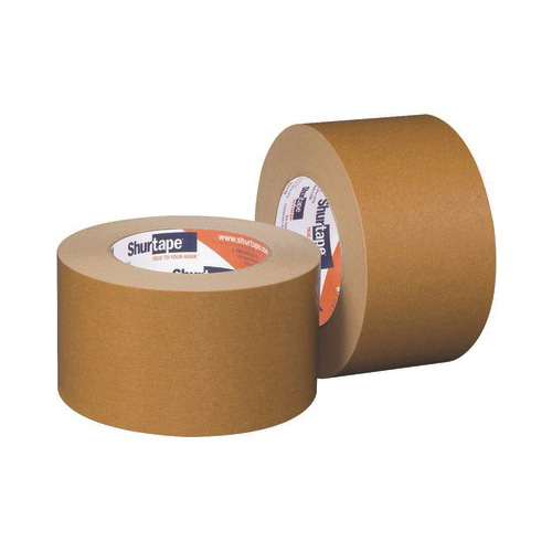 Shurtape&reg; 100055 FP 97 General Purpose Paper Packaging Tape, 50 m L x 48 mm W, 6 mil THK, Synthetic Rubber Based Adhesive, Kraft Paper Backing, Kraft