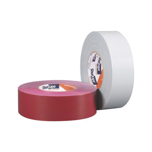 Shurtape&reg; 100526 PC 667 Specialty-Grade Stucco Duct Tape, 55 m L x 48 mm W, 9 mil THK, Blended Rubber Adhesive, Polyethylene Film with Cloth Carrier Backing, Red