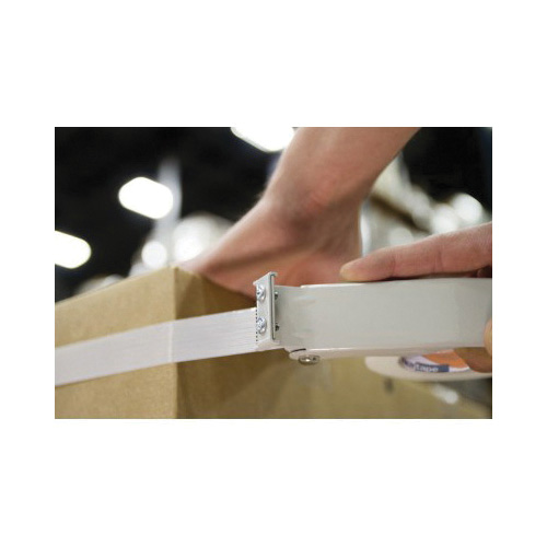 Shurtape&reg; 101375 GS 521 High Performance-Grade Strapping Tape, 55 m L x 24 mm W, 6.2 mil THK, Hot Melt Synthetic Rubber Resin Adhesive, Fiberglass Reinforced Cast Biaxially Oriented Polypropylene Film Backing, Clear