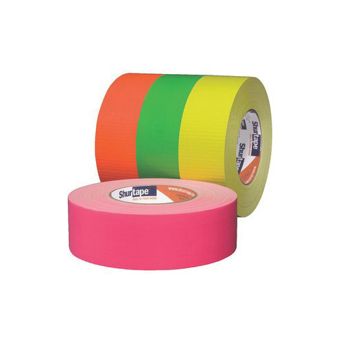 Shurtape&reg; 101639 PC 619 Conformable Specialty-Grade Duct Tape, 55 m L x 48 mm W, 9 mil THK, Rubber Adhesive, Polyethylene Film with Cloth Carrier Backing, Fluorescent Orange