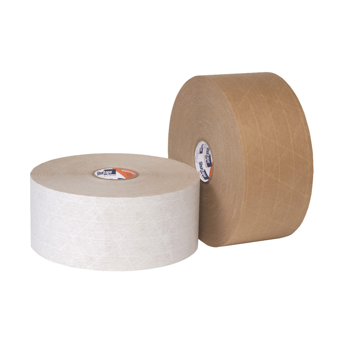 Shurtape&reg; 101685 WP 100 Conformable Economy-Grade Paper Packaging Tape, 138 m L x 70 mm W, 5.5 mil THK, Water Activated Adhesive, Reinforced Kraft Paper/(MD) H110/(CD) G150 Fiberglass Backing, Natural