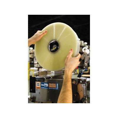 Shurtape&reg; 207853 HP 400&reg; Heavy Duty High Performance-Grade Hot Melt Packaging Tape, 50 m L x 48 mm W, 2.5 mil THK, Hot Melt Synthetic Rubber Resin Adhesive, Biaxially Oriented Polypropylene Cast Film Backing, Clear