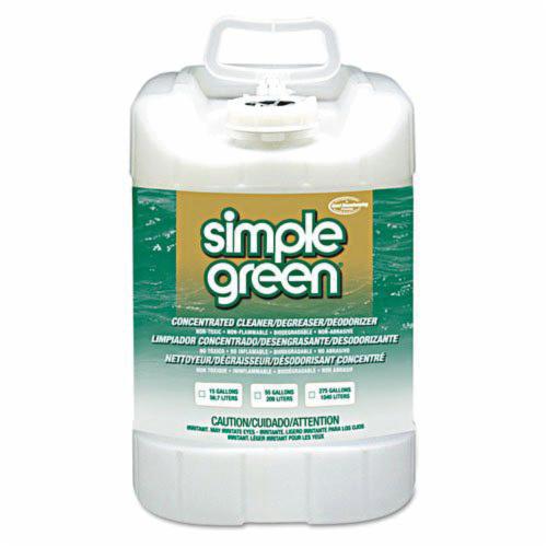 Simple Green® 13005 All Purpose Industrial Cleaner and Degreaser, 1 gal Pail, Added Sassafras Odor/Scent, Green, Liquid Form