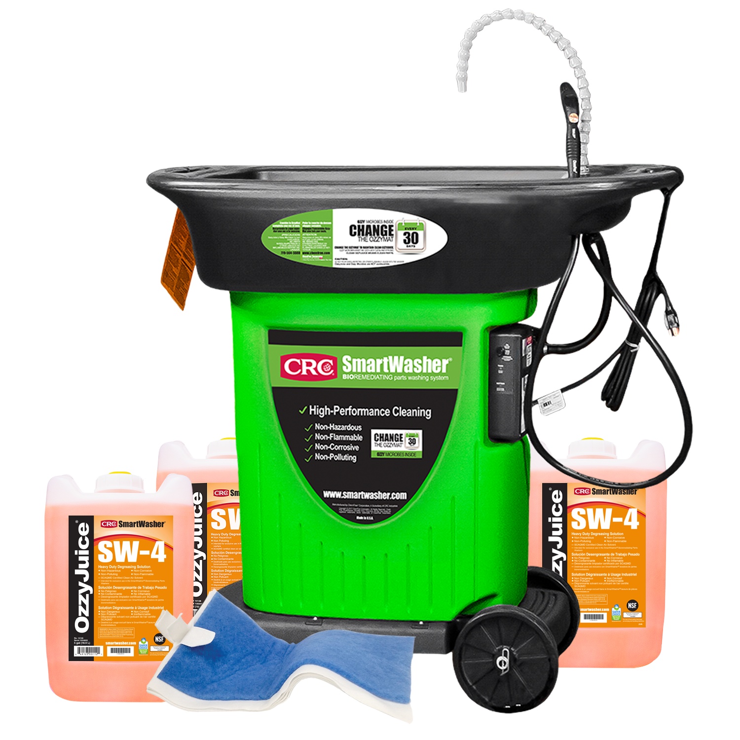 SmartWasher&reg; 14746 SW-123 Water Based Mobile Parts Washer Kit