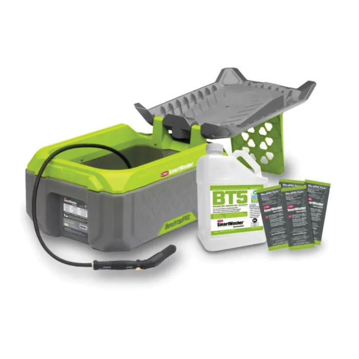 SmartWasher&reg; 14741 SW-437 Heavy Weight Non-Flammable Water Based Mobile Parts Washer Kit, 55 in L x 48 in W x 42 in H