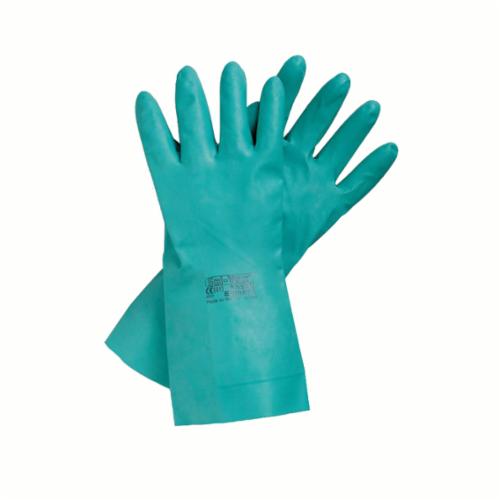 HyFlex® 11-900-6 Light Duty General Purpose Gloves, Coated/Multi-Purpose, Full-Finger Style, SZ 6, Nitrile Palm, Blue/White, Knit Wrist Cuff, Nitrile Coating, Resists: Abrasion and Oil, Nylon Lining
