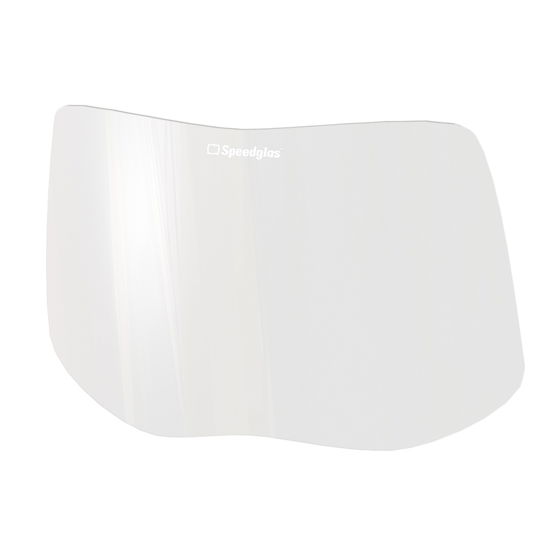 Speedglas&trade; 7010341129 9100 Scratch Resistant Plate, Clear, Polycarbonate