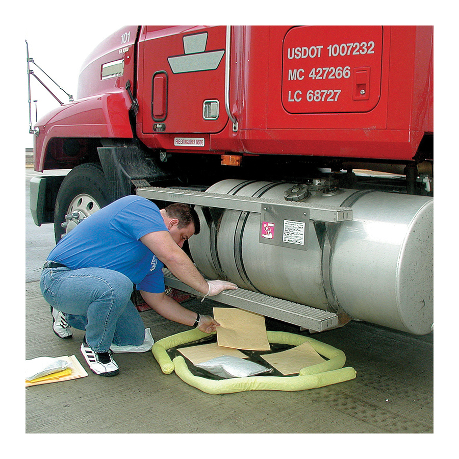 Spilfyter&reg; 211001 Standard Vehicle Spill Kit, 6 gal, Fluids Absorbed: Hazmat