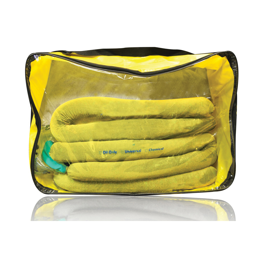 Spilfyter&reg; 211002 Large Spill Kit, 13 gal Zipper Bag, Fluids Absorbed: Hazmat