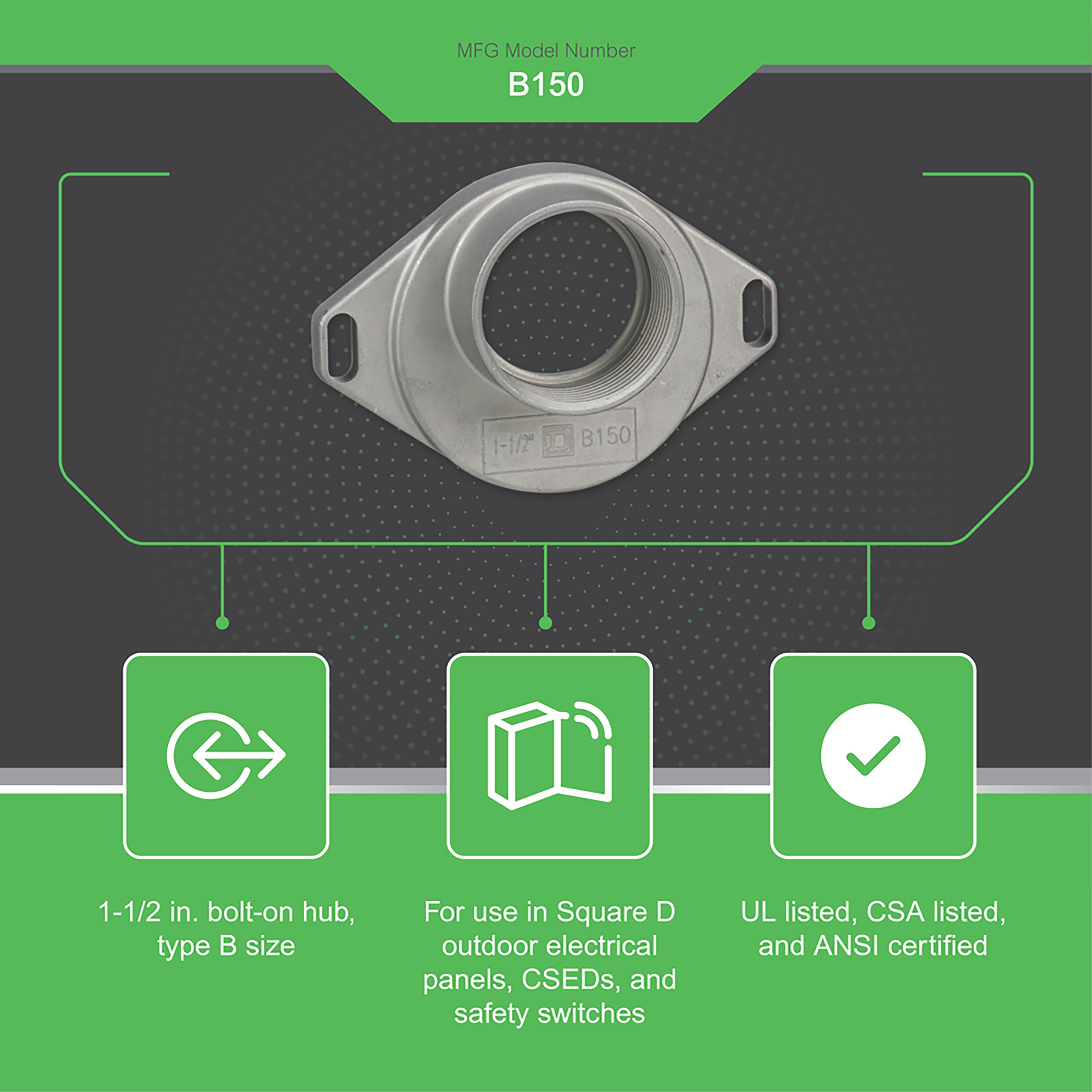 Square D™ B150 48464