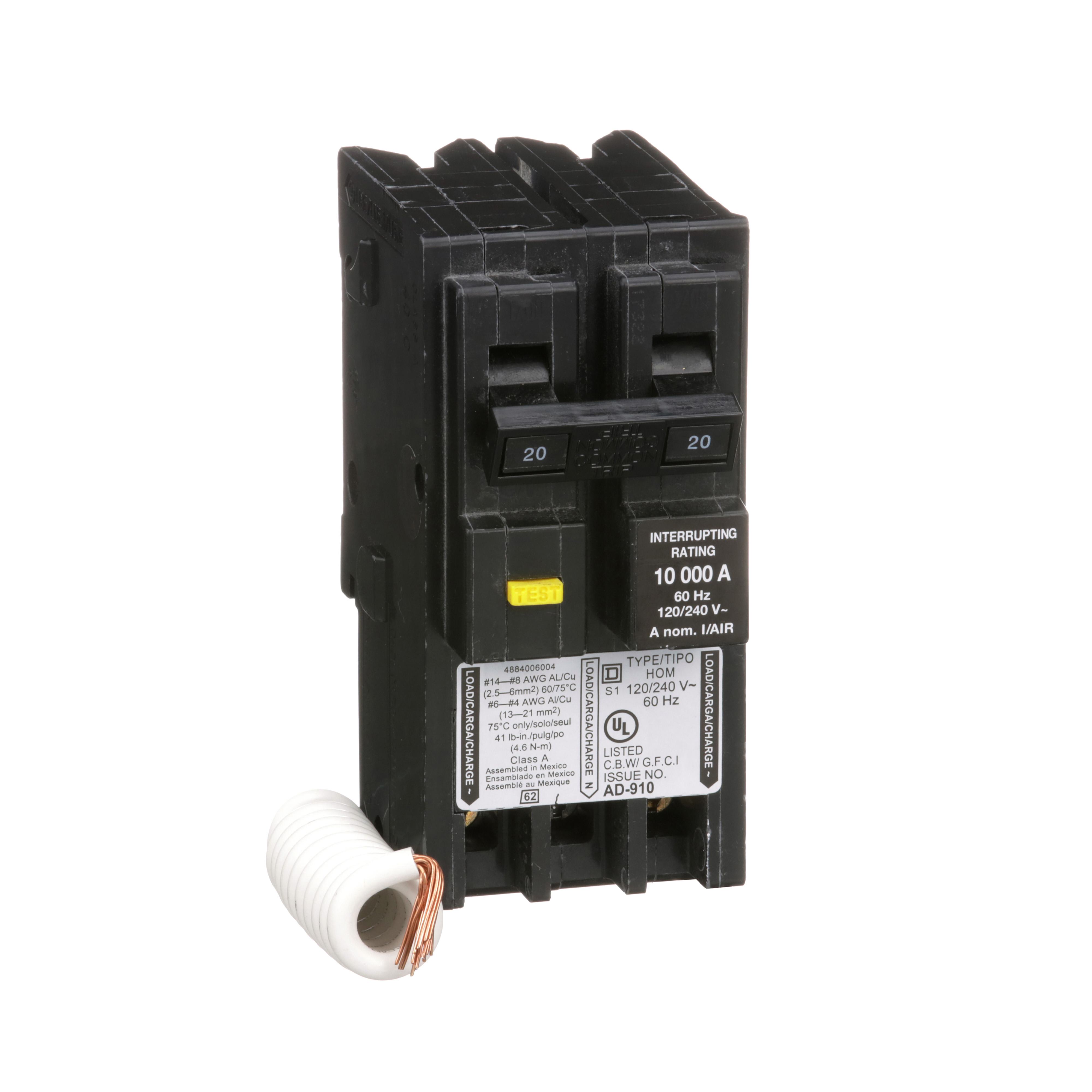 Square D™ HOM220GFI
