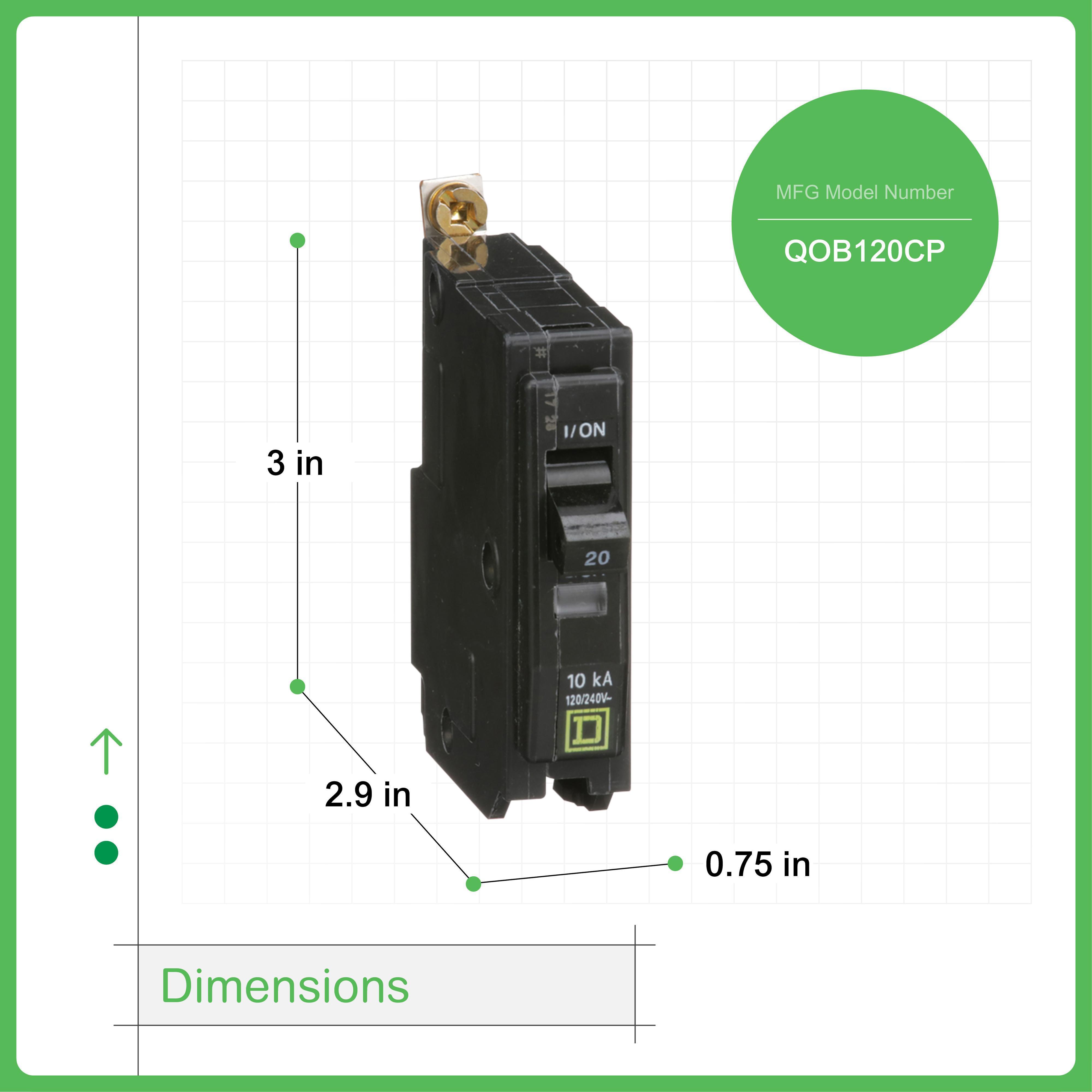 Square D&trade; QOB120 57441