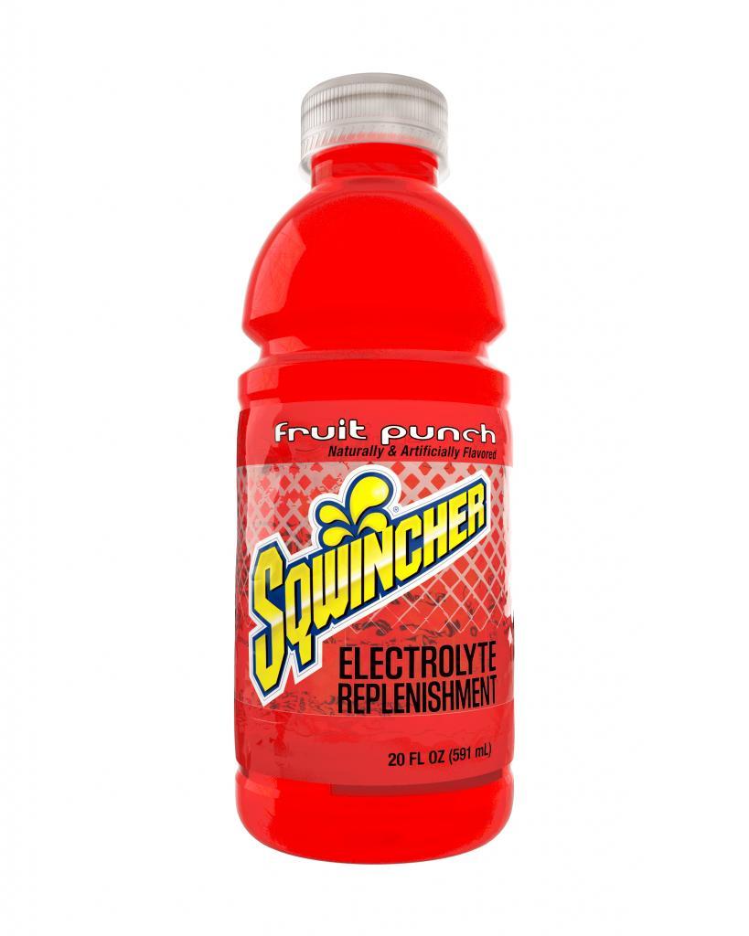 Sqwincher&reg; 159030535 WIDEMOUTH Hydration Ready to Drink Sports Drink, 20 fl-oz Plastic Bottle, 20 fl-oz Yield, Fruit Punch