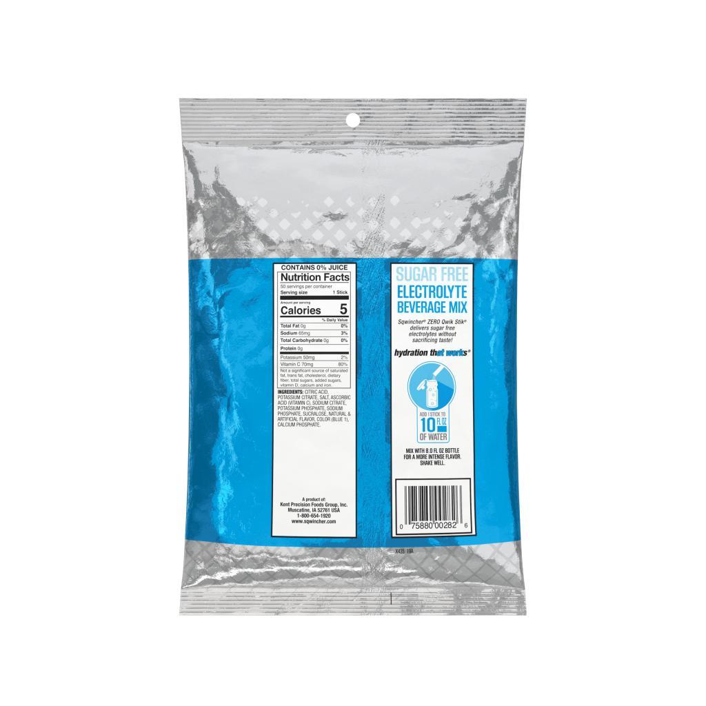 Qwik Stik&reg; ZERO159060201 Sports Drink Mix, 0.06 oz Container Pack Container, 10 oz Yield, Powder Concentrate Form, Berry
