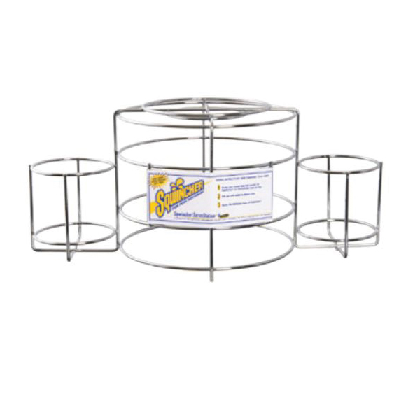 product Gatorade&reg; 49150 Dispenser Rack, Steel, 13 X 13-1/2 X 18 in, For 1 gal Bottles of Liquid Concentrate Drink Mix