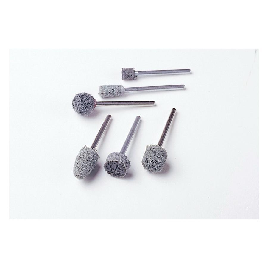 product PFERD Stick and Sand® 24425 High Performance Line Premium Grade Coated Abrasive Disc, Radius End, Cylindrical - Radius End (Shape SC) Head, 3/8 in Dia Head, 3/4 in L of Cut, 2-1/2 in OAL, Aluminum Cut