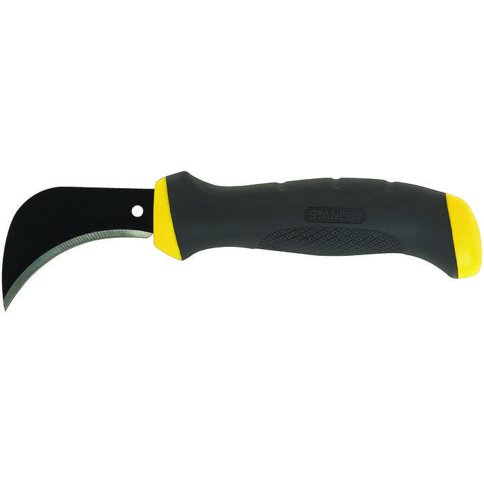 Stanley&reg; 10-509 Linoleum Flooring Knife, 3 in L Steel Blade, 1 Blade Included, 7-3/8 in OAL, Ergonomic Grip Handle