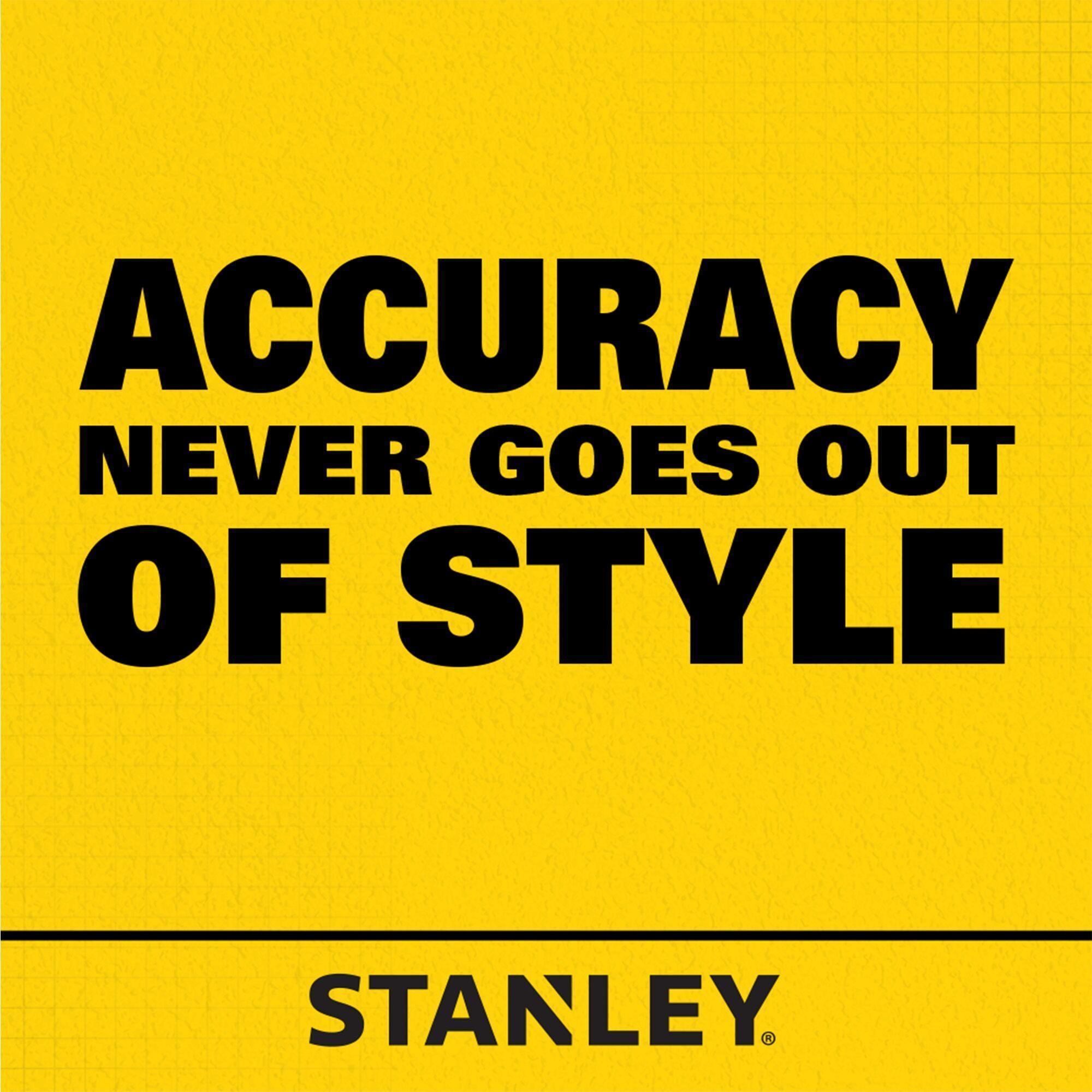 Stanley&reg; 33-425 Classic Tape Rule With Belt Clip, 25 ft L x 1 in W Blade, Mylar&reg; Polyester Film Blade, 1/16ths Graduation