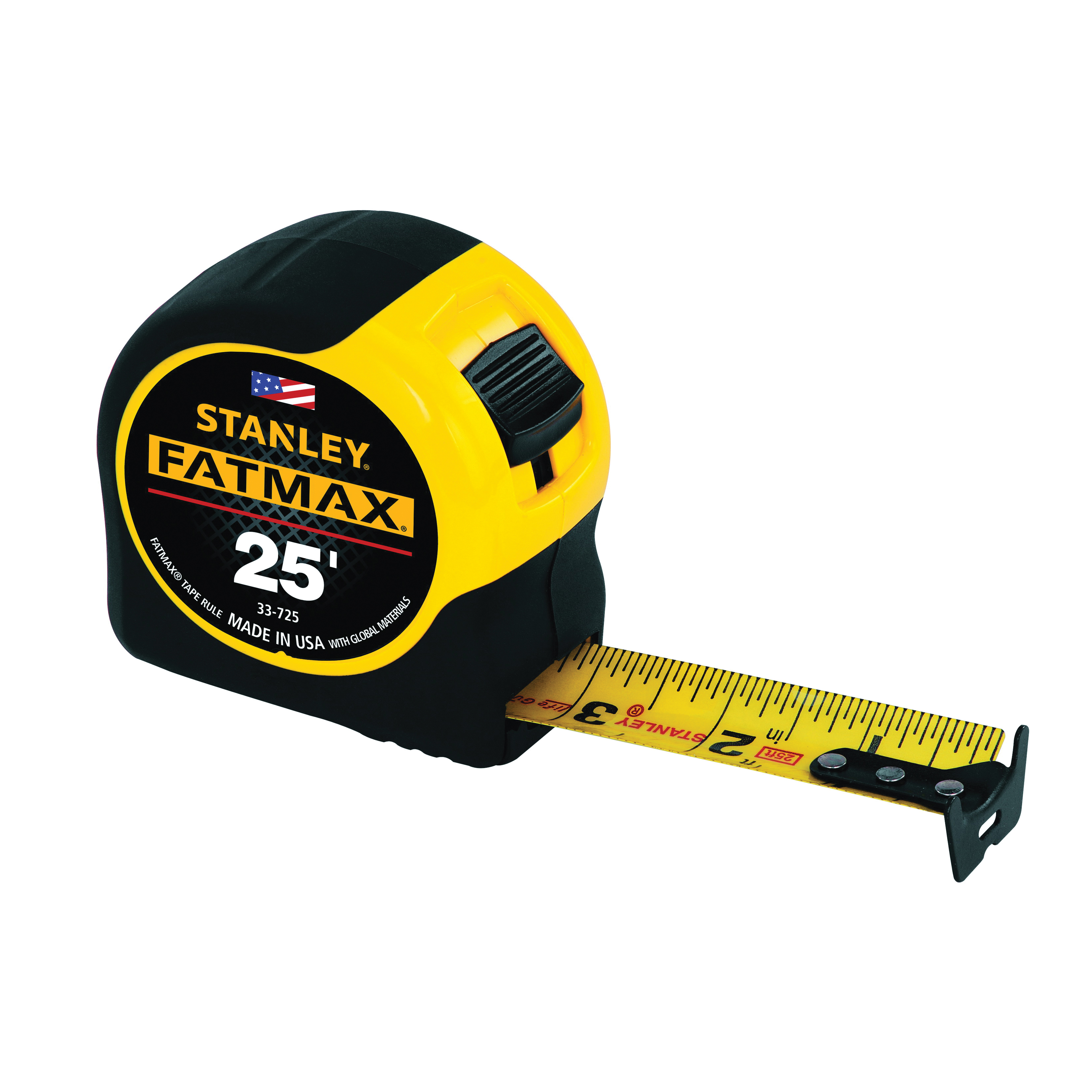 product Stanley® 33-272 Heavy Duty Decimal Scale Tape Rule With BladeArmor®, 12 ft L x 1/2 in W Blade, Mylar® Polyester Film Blade, Imperial Measuring System
