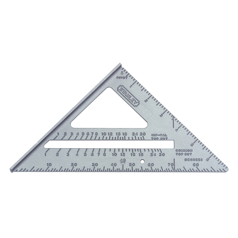 product Empire® True Blue® E250 Heavy Duty Professional Combination Square, 12 in L Blade, 45 deg, Stainless Steel