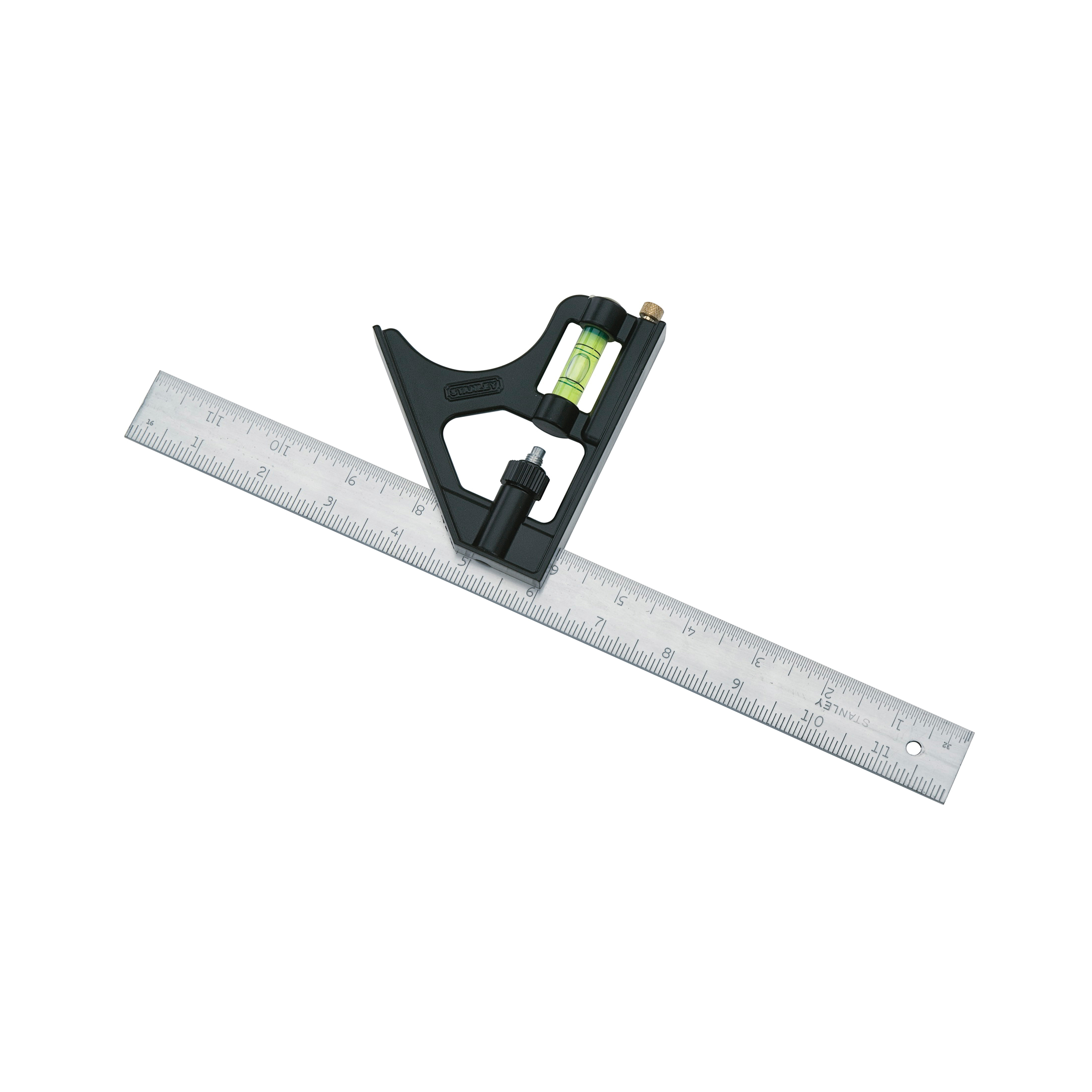 product Empire® True Blue® E255 Combination Square, 6 in L, 1/16 in Graduation, Stainless Steel