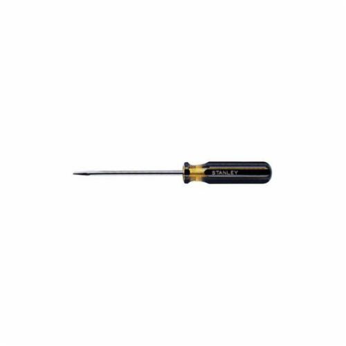 Stanley® 100 PLUS® 66-178-A Screwdriver, 3/8 in Slotted Standard Point, Alloy Steel Shank, 13-1/4 in OAL, Acetate Handle, Black Oxide/Polished Chrome