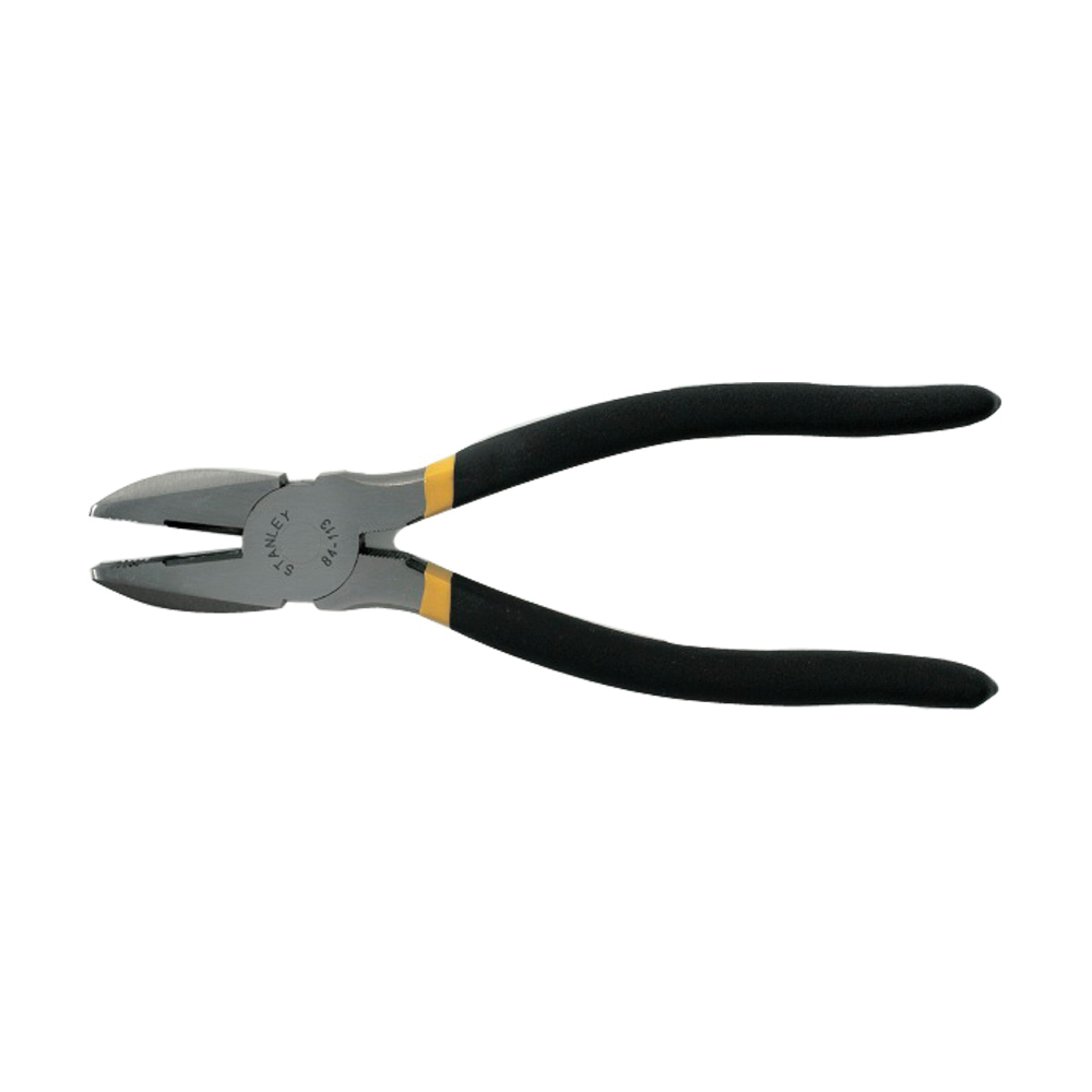 product Klein® Journeyman™ J2000-9NECR Heavy Duty New England Nose Lineman's Plier, 1-19/32 in L x 1-1/4 in W x 5/8 in THK Jaw Tool Steel Jaw, 9.55 in OAL