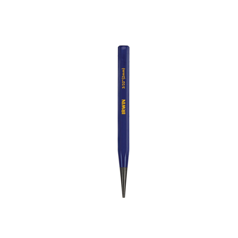 Starrett&reg; 117E Center Punch, 1/4 in Tip, 5 in OAL, Steel Tip