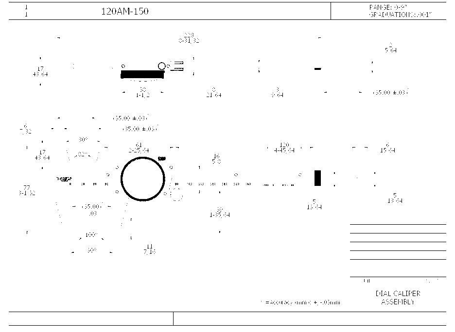 Starrett&reg; 120AM-150 STAR-66295