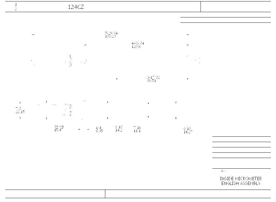 Starrett&reg; 124CZ Solid Rod Inside Micrometer, 8 to 32 in, Graduations: 0.001 in, Steel