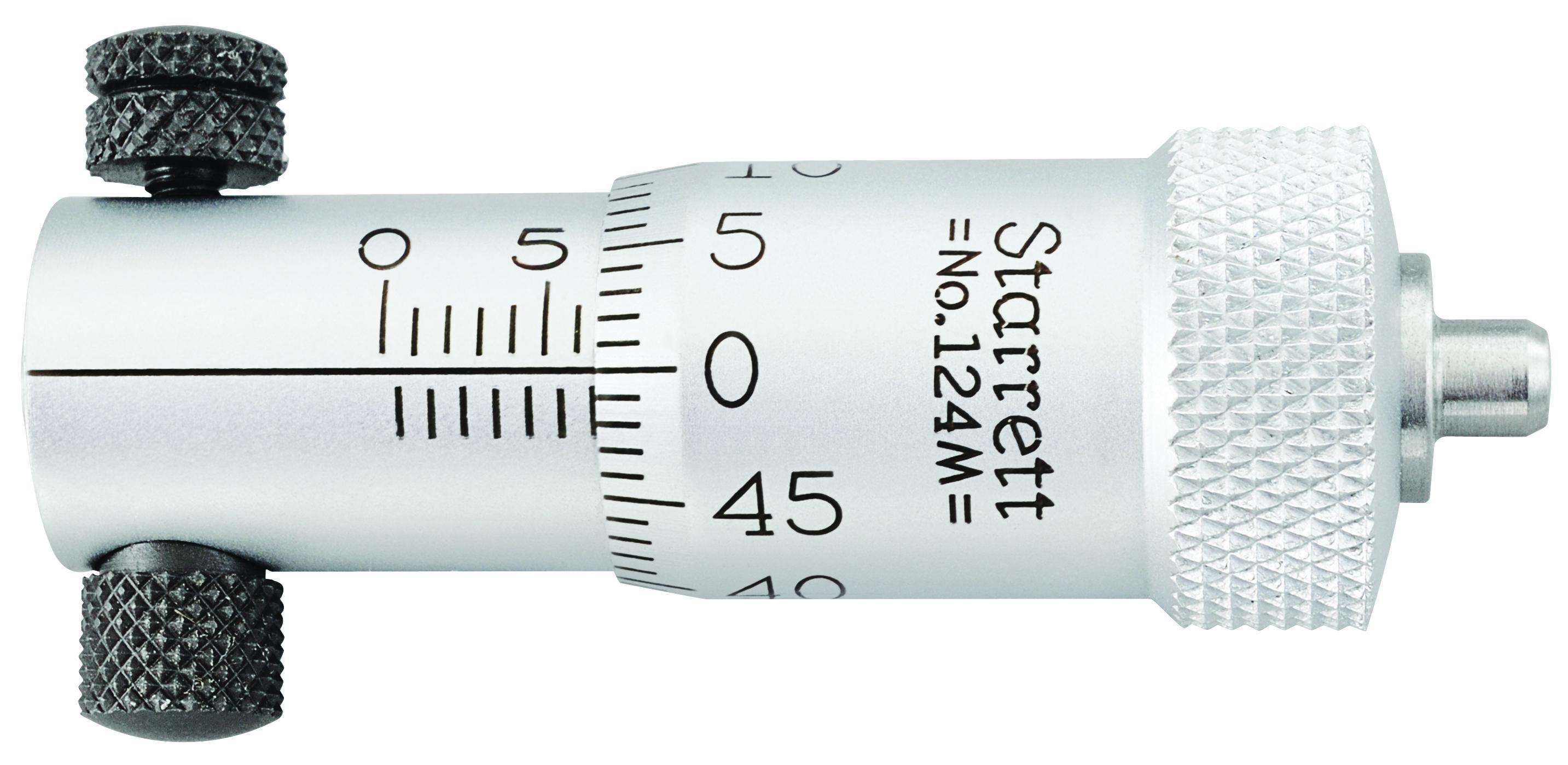 Starrett&reg; 124MAZ Solid Rod Inside Micrometer, 50 to 200 mm, Graduations: 0.01 mm