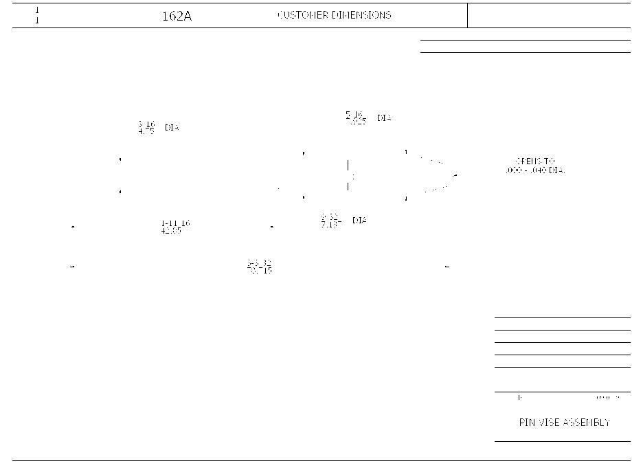 Starrett® 162A Regular Pin Vise, 0 to 0.04 in Capacity, 5/16 in Dia x 3-3/32 in L, Knurled Grip Handle