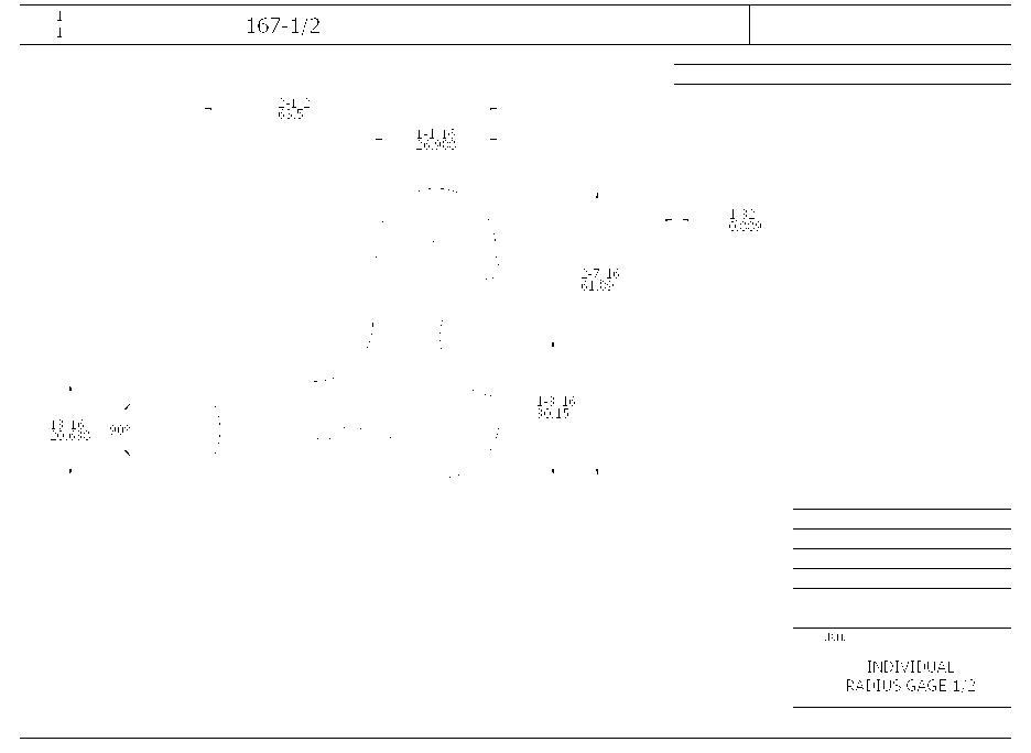 Starrett&reg; 167-1/2 STAR-50645